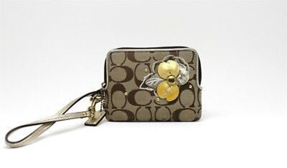 Vintage Coach Signature Wristlet